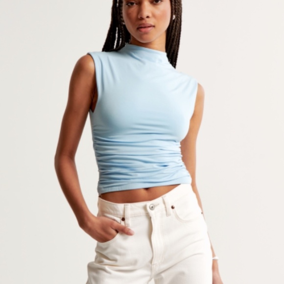 The A&F Paloma Top in Light Blue size Small - Picture 1 of 5